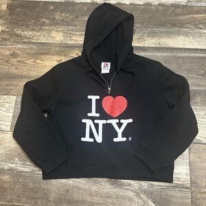 Love New York Black Classic
Logo Hoodie Size L I Heart NY
Sweatshirt